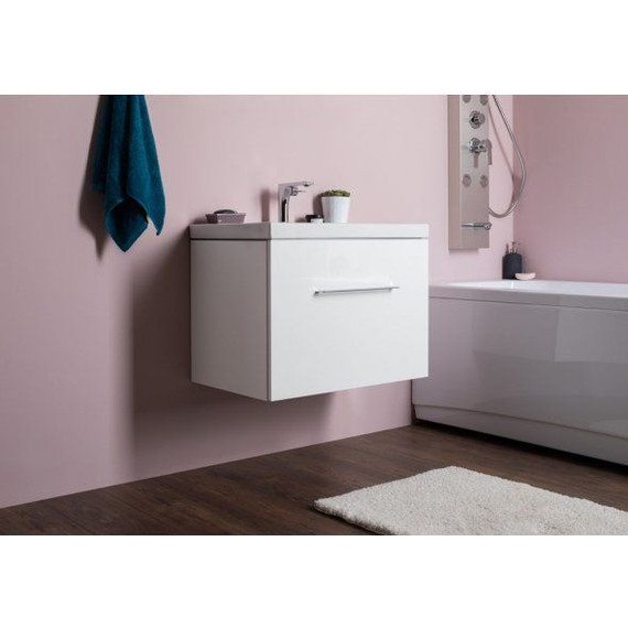 Тумба подвесная с раковиной Aquanet Порто 70 см 241747, белый - 13 Тумба подвесная с раковиной Aquanet Порто 70 см 241747, белый фото 13