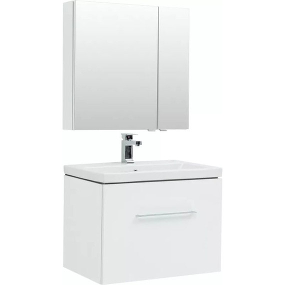 Тумба подвесная с раковиной Aquanet Порто 70 см 241747, белый - 7 Тумба подвесная с раковиной Aquanet Порто 70 см 241747, белый фото 7