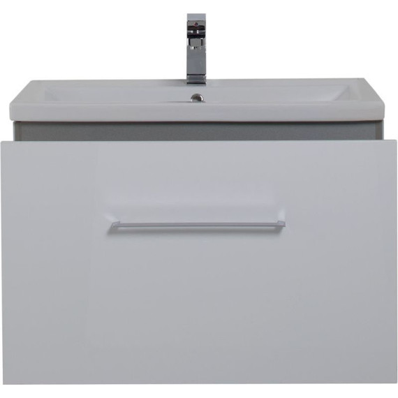 Тумба подвесная с раковиной Aquanet Порто 80 см 195731, белый - 6 Тумба подвесная с раковиной Aquanet Порто 80 см 195731, белый фото 6