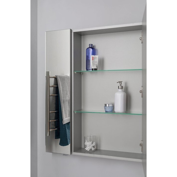 Зеркало-шкаф Aquanet Алвита 100 см 240113, серый антрацит - 3 Зеркало-шкаф Aquanet Алвита 100 см 240113, серый антрацит фото 3