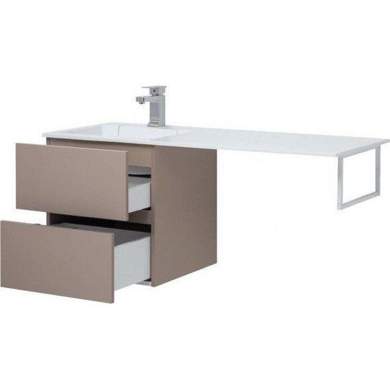 Тумба подвесная с раковиной-столешницей Aquanet Алвита 120 см 243661 L, капучино - 12 Тумба подвесная с раковиной-столешницей Aquanet Алвита 120 см 243661 L, капучино фото 12