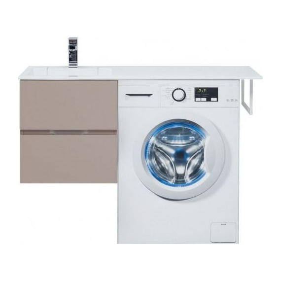 Тумба подвесная с раковиной-столешницей Aquanet Алвита 120 см 243661 L, капучино - 8 Тумба подвесная с раковиной-столешницей Aquanet Алвита 120 см 243661 L, капучино фото 8