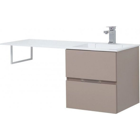 Тумба подвесная с раковиной-столешницей Aquanet Алвита 120 см 243661 R, капучино - 11 Тумба подвесная с раковиной-столешницей Aquanet Алвита 120 см 243661 R, капучино фото 11