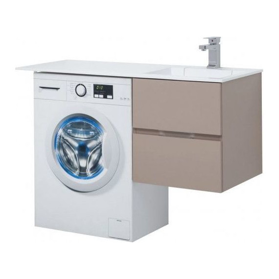 Тумба подвесная с раковиной-столешницей Aquanet Алвита 120 см 243661 R, капучино - 6 Тумба подвесная с раковиной-столешницей Aquanet Алвита 120 см 243661 R, капучино фото 6