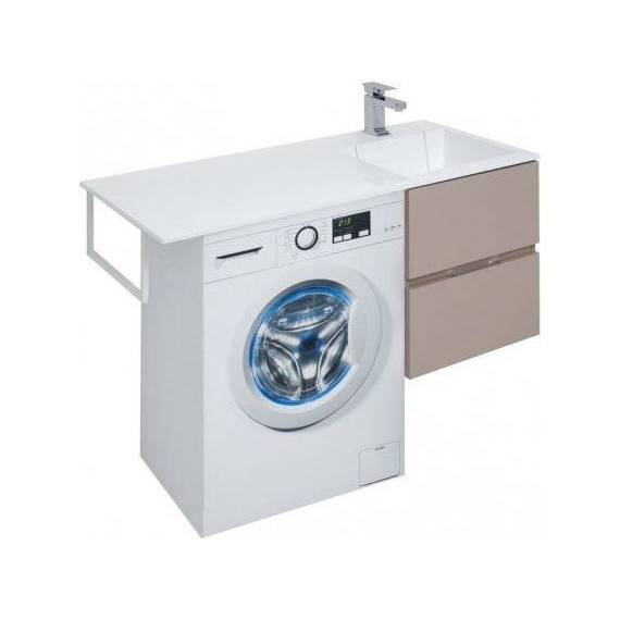 Тумба подвесная с раковиной-столешницей Aquanet Алвита 120 см 243661 R, капучино - 8 Тумба подвесная с раковиной-столешницей Aquanet Алвита 120 см 243661 R, капучино фото 8