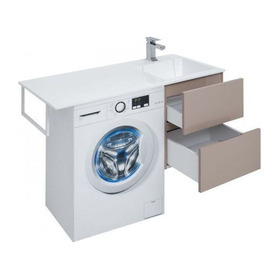 Тумба подвесная с раковиной-столешницей Aquanet Алвита 120 см 243661 R, капучино - 9 Тумба подвесная с раковиной-столешницей Aquanet Алвита 120 см 243661 R, капучино фото 9