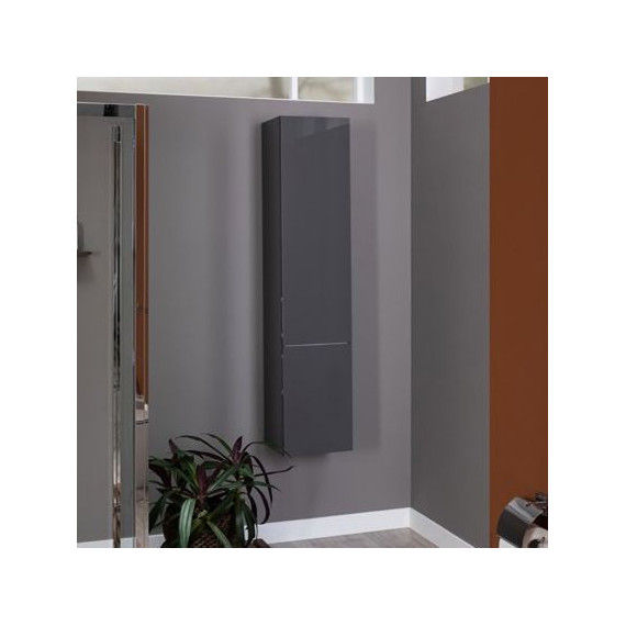 Пенал подвесной Aquanet Алвита 35 см 240197, серый антрацит - 7 Пенал подвесной Aquanet Алвита 35 см 240197, серый антрацит фото 7