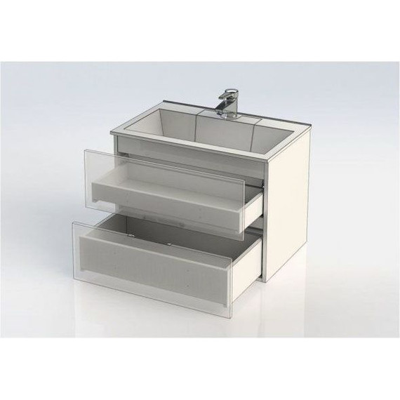 Тумба подвесная с раковиной Aquanet Алвита 70 см 183992, серый антрацит - 8 Тумба подвесная с раковиной Aquanet Алвита 70 см 183992, серый антрацит фото 8