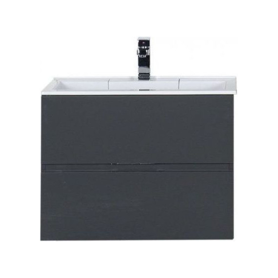 Тумба подвесная с раковиной Aquanet Алвита 70 см 183992, серый антрацит - 5 Тумба подвесная с раковиной Aquanet Алвита 70 см 183992, серый антрацит фото 5