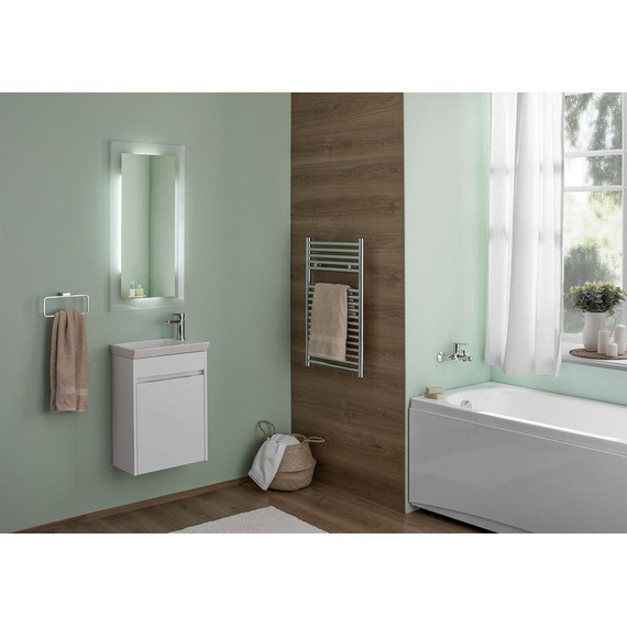 Тумба подвесная с раковиной Aquanet Дувр 45 см 182607, белый - 7 Тумба подвесная с раковиной Aquanet Дувр 45 см 182607, белый фото 7