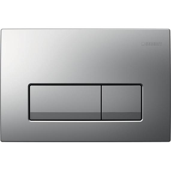 Кнопка смыва Geberit Delta 51 115.105.46.1, хром матовый фото 
