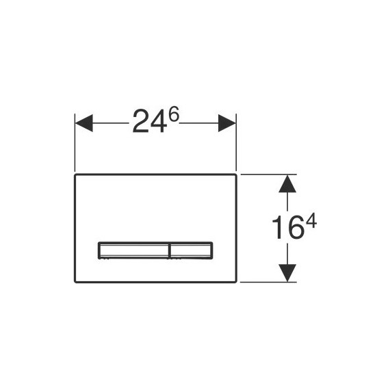Кнопка смыва Geberit Sigma 50 115.788.GH.2, нержавеющая сталь фото 2