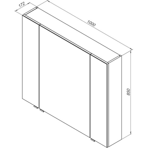 Зеркало-шкаф Aquanet Алвита 100 см 235344, белый - 8 Зеркало-шкаф Aquanet Алвита 100 см 235344, белый фото 8