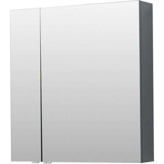 Зеркало-шкаф Aquanet Алвита 80 см 240109, серый антрацит - 4 Зеркало-шкаф Aquanet Алвита 80 см 240109, серый антрацит фото 4