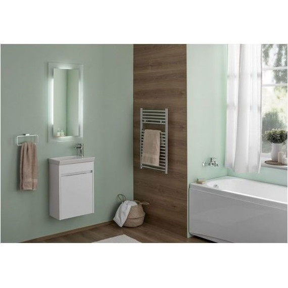 Зеркало Aquanet Нота 45 см 159094, алюминий - 3 Зеркало Aquanet Нота 45 см 159094, алюминий фото 3