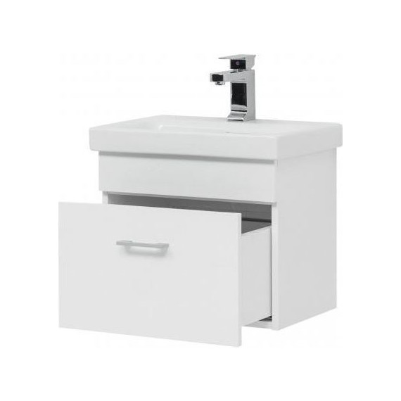 Тумба подвесная с раковиной Aquanet Нота 50 (Moduo Slim) 246955, белый - 7 Тумба подвесная с раковиной Aquanet Нота 50 (Moduo Slim) 246955, белый фото 7