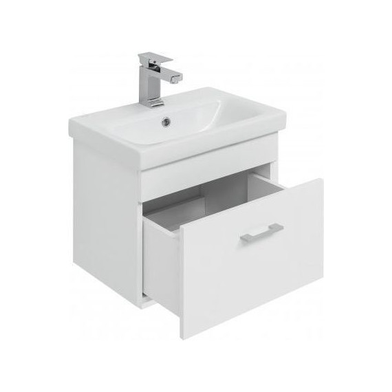 Тумба подвесная с раковиной Aquanet Нота 50 (Moduo Slim) 246955, белый - 9 Тумба подвесная с раковиной Aquanet Нота 50 (Moduo Slim) 246955, белый фото 9