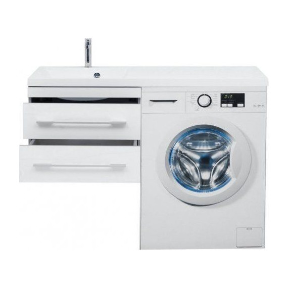 Тумба подвесная с раковиной-столешницей Aquanet Верона 120 см 176667 L, белый - 12 Тумба подвесная с раковиной-столешницей Aquanet Верона 120 см 176667 L, белый фото 12