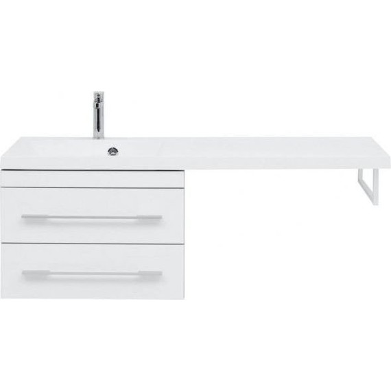 Тумба подвесная с раковиной-столешницей Aquanet Верона 120 см 176667 L, белый - 13 Тумба подвесная с раковиной-столешницей Aquanet Верона 120 см 176667 L, белый фото 13