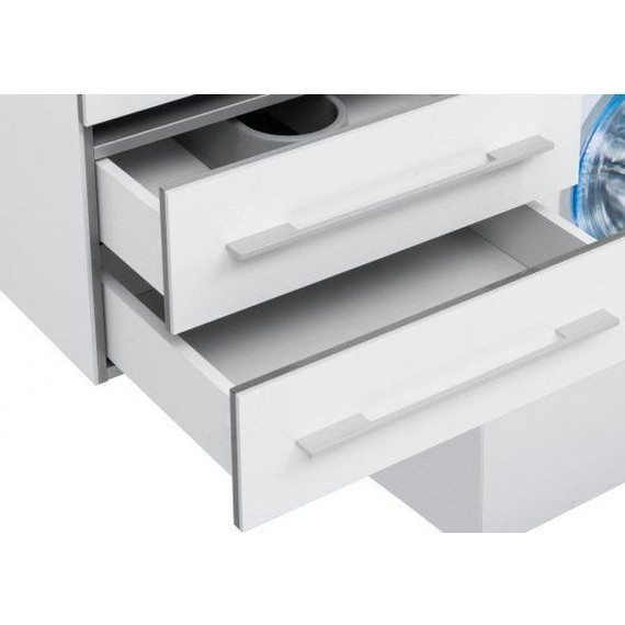 Тумба подвесная с раковиной-столешницей Aquanet Верона 120 см 176667 L, белый - 15 Тумба подвесная с раковиной-столешницей Aquanet Верона 120 см 176667 L, белый фото 15