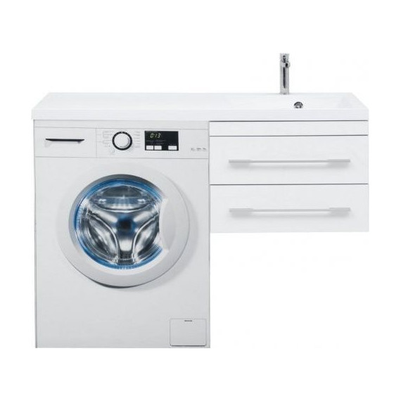 Тумба подвесная с раковиной-столешницей Aquanet Верона 120 см 239568 R, белый - 12 Тумба подвесная с раковиной-столешницей Aquanet Верона 120 см 239568 R, белый фото 12