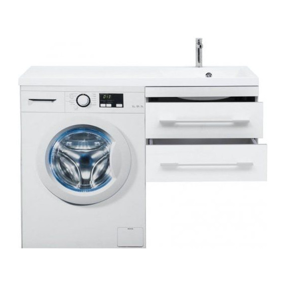 Тумба подвесная с раковиной-столешницей Aquanet Верона 120 см 239568 R, белый - 13 Тумба подвесная с раковиной-столешницей Aquanet Верона 120 см 239568 R, белый фото 13