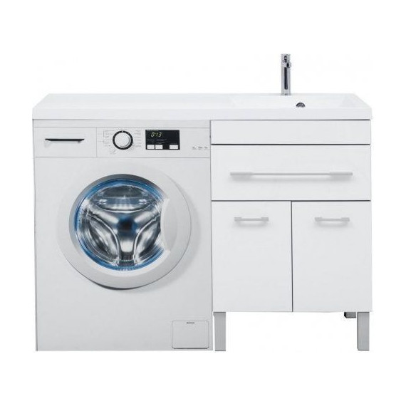 Тумба напольная с раковиной-столешницей Aquanet Верона 120 см 182507 R, белый - 11 Тумба напольная с раковиной-столешницей Aquanet Верона 120 см 182507 R, белый фото 11