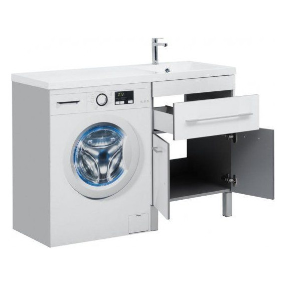 Тумба напольная с раковиной-столешницей Aquanet Верона 120 см 182507 R, белый - 3 Тумба напольная с раковиной-столешницей Aquanet Верона 120 см 182507 R, белый фото 3