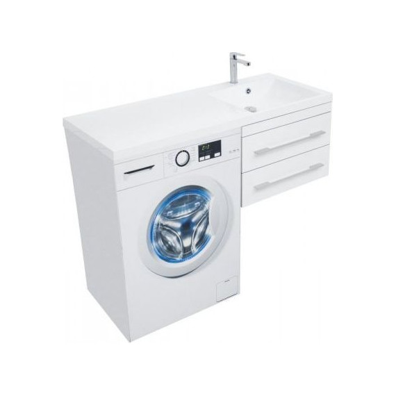 Тумба подвесная с раковиной-столешницей Aquanet Верона 120 см 239568 R, белый - 8 Тумба подвесная с раковиной-столешницей Aquanet Верона 120 см 239568 R, белый фото 8