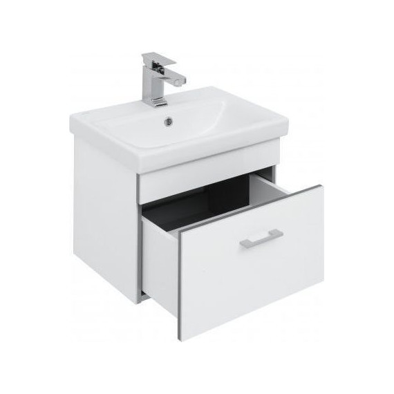 Тумба подвесная с раковиной Aquanet Верона 50 см (Moduo Slim) 246951, белый - 8 Тумба подвесная с раковиной Aquanet Верона 50 см (Moduo Slim) 246951, белый фото 8