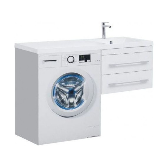 Тумба подвесная с раковиной-столешницей Aquanet Нота 120 см 171483 R, белый - 2 Тумба подвесная с раковиной-столешницей Aquanet Нота 120 см 171483 R, белый фото 2