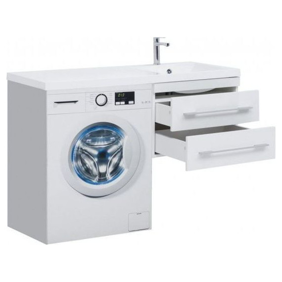 Тумба подвесная с раковиной-столешницей Aquanet Нота 120 см 171483 R, белый - 3 Тумба подвесная с раковиной-столешницей Aquanet Нота 120 см 171483 R, белый фото 3