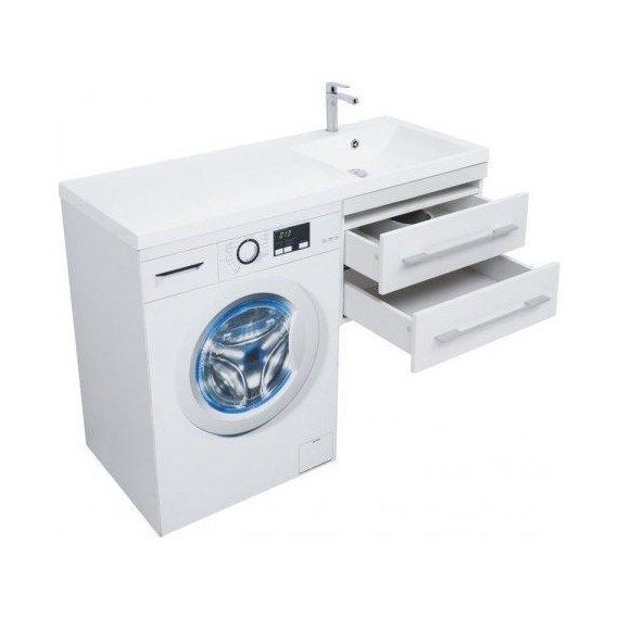 Тумба подвесная с раковиной-столешницей Aquanet Нота 120 см 171483 R, белый - 7 Тумба подвесная с раковиной-столешницей Aquanet Нота 120 см 171483 R, белый фото 7