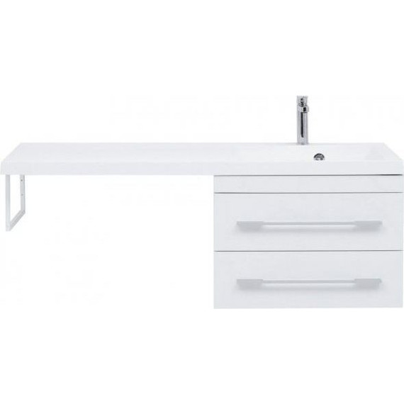 Тумба подвесная с раковиной-столешницей Aquanet Нота 120 см 171483 R, белый - 12 Тумба подвесная с раковиной-столешницей Aquanet Нота 120 см 171483 R, белый фото 12