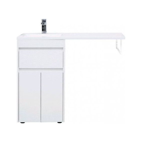 Тумба подвесная с раковиной-столешницей Aquanet Токио 110 см 236915 L, белый - 8 Тумба подвесная с раковиной-столешницей Aquanet Токио 110 см 236915 L, белый фото 8