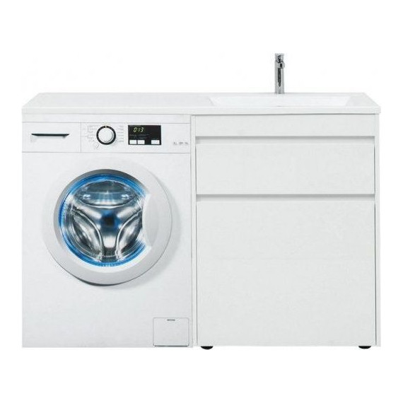 Тумба напольная с раковиной-столешницей Aquanet Токио 130 см 239291 R, белый - 13 Тумба напольная с раковиной-столешницей Aquanet Токио 130 см 239291 R, белый фото 13