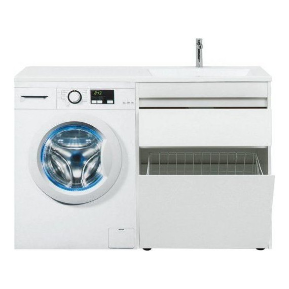 Тумба напольная с раковиной-столешницей Aquanet Токио 130 см 239291 R, белый - 14 Тумба напольная с раковиной-столешницей Aquanet Токио 130 см 239291 R, белый фото 14