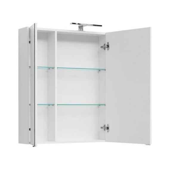 Зеркало-шкаф Aquanet Августа 100 см 210005, белый - 2 Зеркало-шкаф Aquanet Августа 100 см 210005, белый фото 2