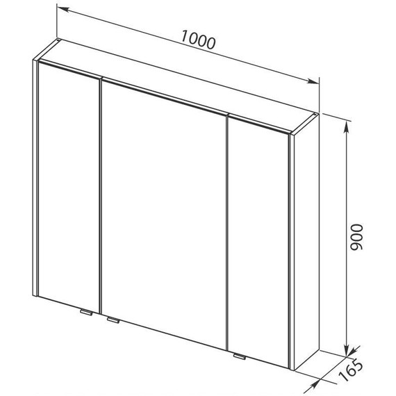 Зеркало-шкаф Aquanet Августа 100 см 210005, белый - 5 Зеркало-шкаф Aquanet Августа 100 см 210005, белый фото 5