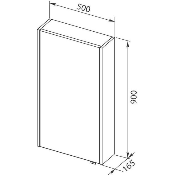 Зеркало-шкаф Aquanet Августа 50 см 210007, белый - 12 Зеркало-шкаф Aquanet Августа 50 см 210007, белый фото 12