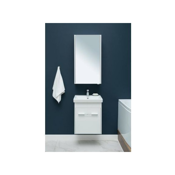 Зеркало-шкаф Aquanet Августа 50 см 210007, белый - 5 Зеркало-шкаф Aquanet Августа 50 см 210007, белый фото 5