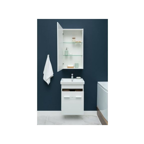 Зеркало-шкаф Aquanet Августа 50 см 210007, белый - 6 Зеркало-шкаф Aquanet Августа 50 см 210007, белый фото 6