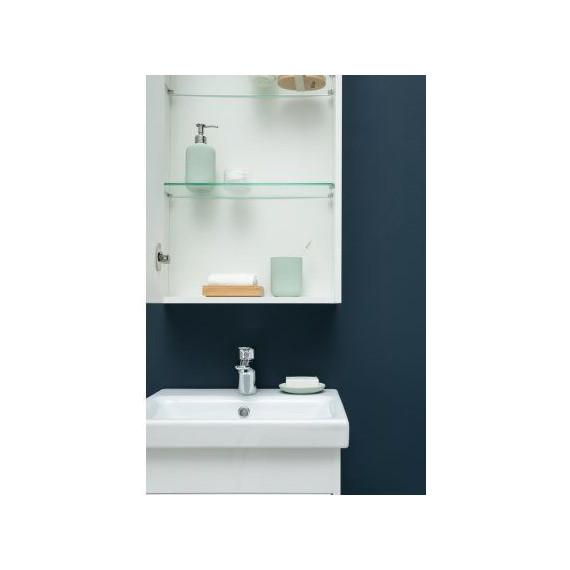 Зеркало-шкаф Aquanet Августа 50 см 210007, белый - 9 Зеркало-шкаф Aquanet Августа 50 см 210007, белый фото 9