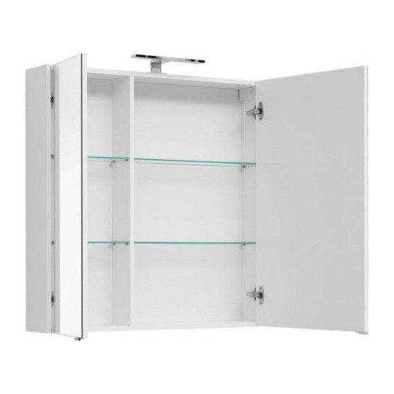 Зеркало-шкаф Aquanet Августа 90 см 210013, белый - 2 Зеркало-шкаф Aquanet Августа 90 см 210013, белый фото 2