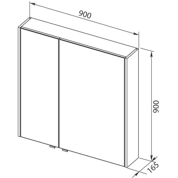 Зеркало-шкаф Aquanet Августа 90 см 210013, белый - 5 Зеркало-шкаф Aquanet Августа 90 см 210013, белый фото 5