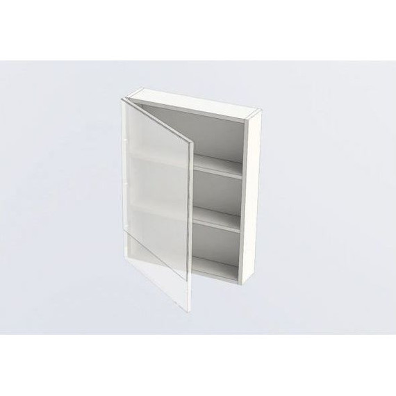 Зеркало-шкаф Aquanet Нота 58 см 165370, белый - 3 Зеркало-шкаф Aquanet Нота 58 см 165370, белый фото 3