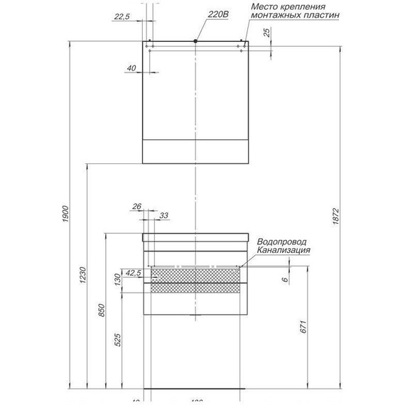 Зеркало-шкаф Aquanet Нота 58 см 165370, белый - 5 Зеркало-шкаф Aquanet Нота 58 см 165370, белый фото 5