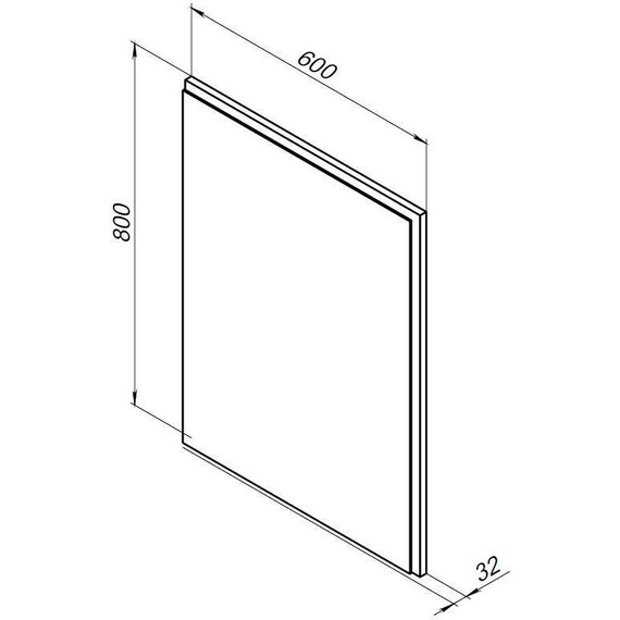 Зеркало Aquanet Nova Lite 60 см 242621, дуб рошелье - 6 Зеркало Aquanet Nova Lite 60 см 242621, дуб рошелье фото 6