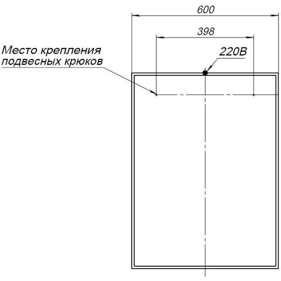 Зеркало Aquanet Nova Lite 60 см 242621, дуб рошелье - 7 Зеркало Aquanet Nova Lite 60 см 242621, дуб рошелье фото 7