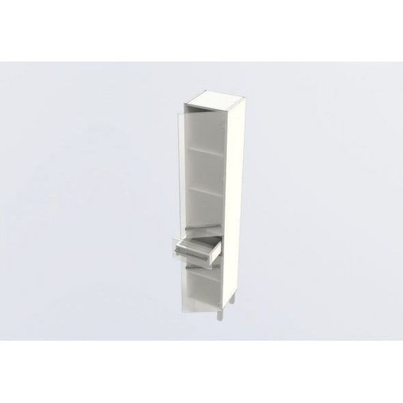 Пенал напольный Aquanet Верона 35 см 178970, белый - 4 Пенал напольный Aquanet Верона 35 см 178970, белый фото 4